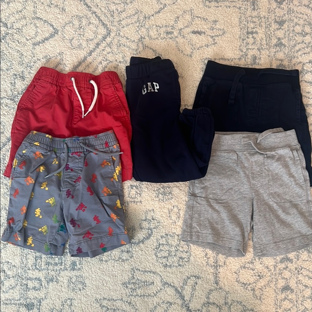 GAP Kids Colorful Shorts and Sweatpant Lot! Size 3T